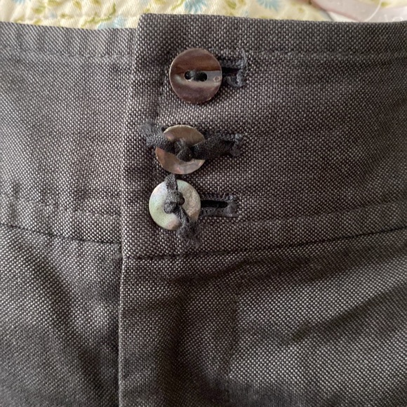 Rebecca Taylor Grey Tweed Side Tie Shorts🤍🖤🤍 - Picture 4 of 8